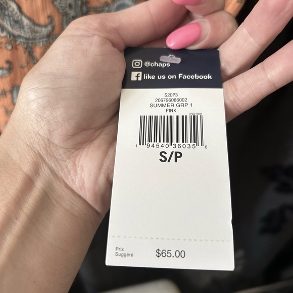 Chaps light summer blouse - Picture 2 of 3